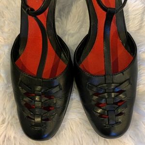 6 1/2 Aerosols Rick Rack black leather